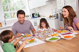 Family Having Dinner
