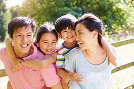 Family In A Park
